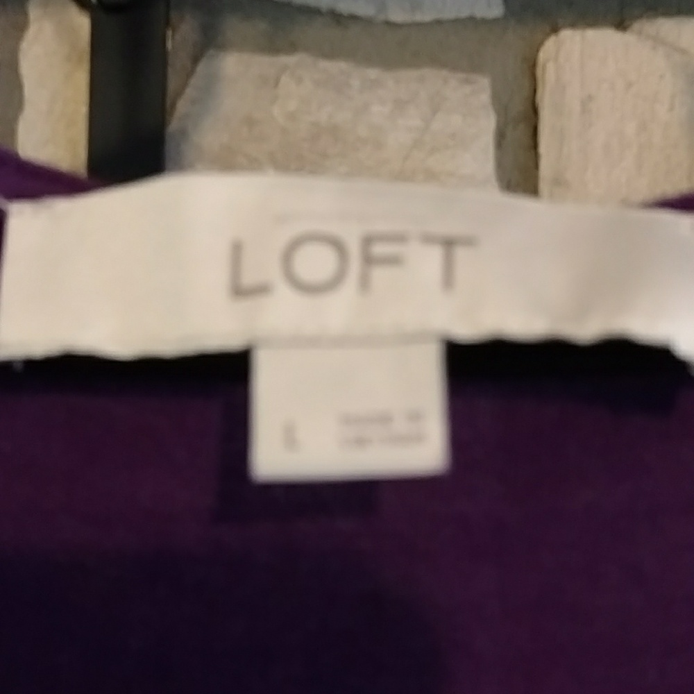 Deep purple Loft Sundress - Picture 3 of 3